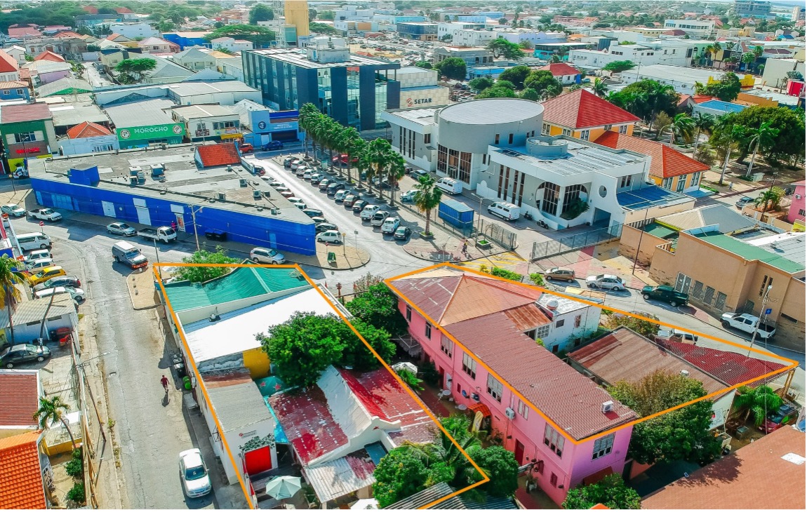 Te koop Aruba Oranjestad horeca uitgaansgelegenheden Biergarten eet en muziekcafe pizzeria sharedining